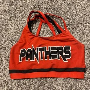 cheer athletics panthers bra